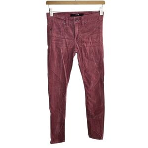 J Brand Dark Mauve Corduroy Skinny Pants Girls Size 14